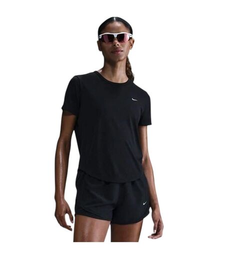 Haut Motif/style Swoosh Femme Noir Nike