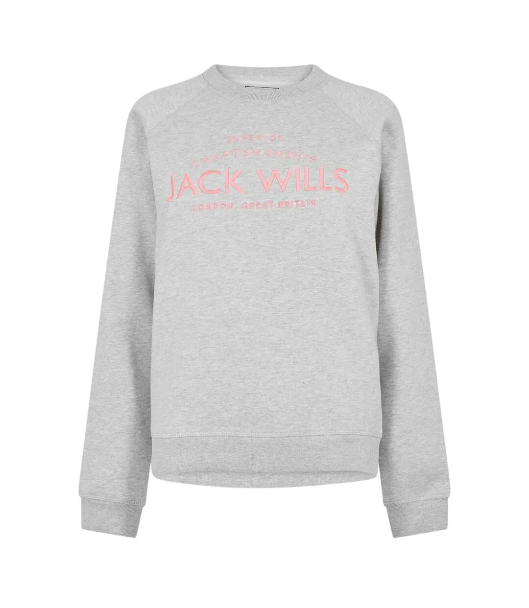 Sweat Motif/style Graphique Hunston Femme Gris Chiné Jack Wills-2
