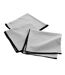 Lot de 3 Serviettes de Table Mistraline 40x40cm Gris Chiné-1