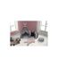 Tapis Déco Enfant Lovely Turtle 68x90cm Rose-4