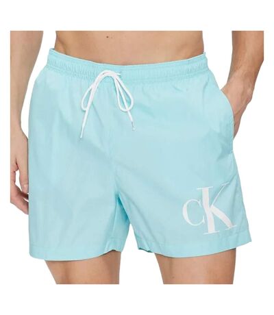 Short de bain Turquoise Homme Calvin Klein Jeans Drawstring - L