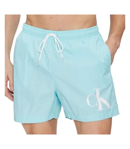 Short de bain Turquoise Homme Calvin Klein Jeans Drawstring - L