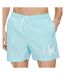 Short de bain Turquoise Homme Calvin Klein Jeans Drawstring - L