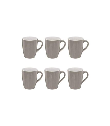 Lot de 6 Mugs Colorama 38cl Gris