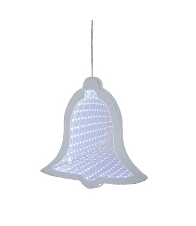 Christmas Shop Miroir LED Bell Infinity (Blanc) (Taille unique) - UTRW7387