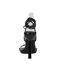 Womens/ladies Gladiator Sandals Black Retro-2