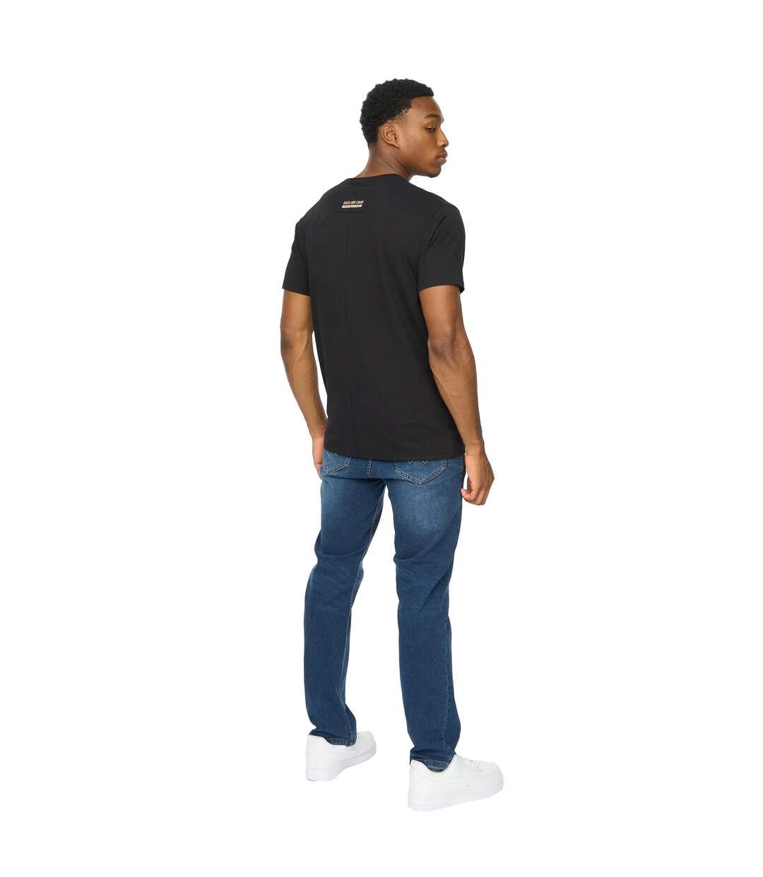T-shirt Ashland Homme Noir Duck And Cover-3