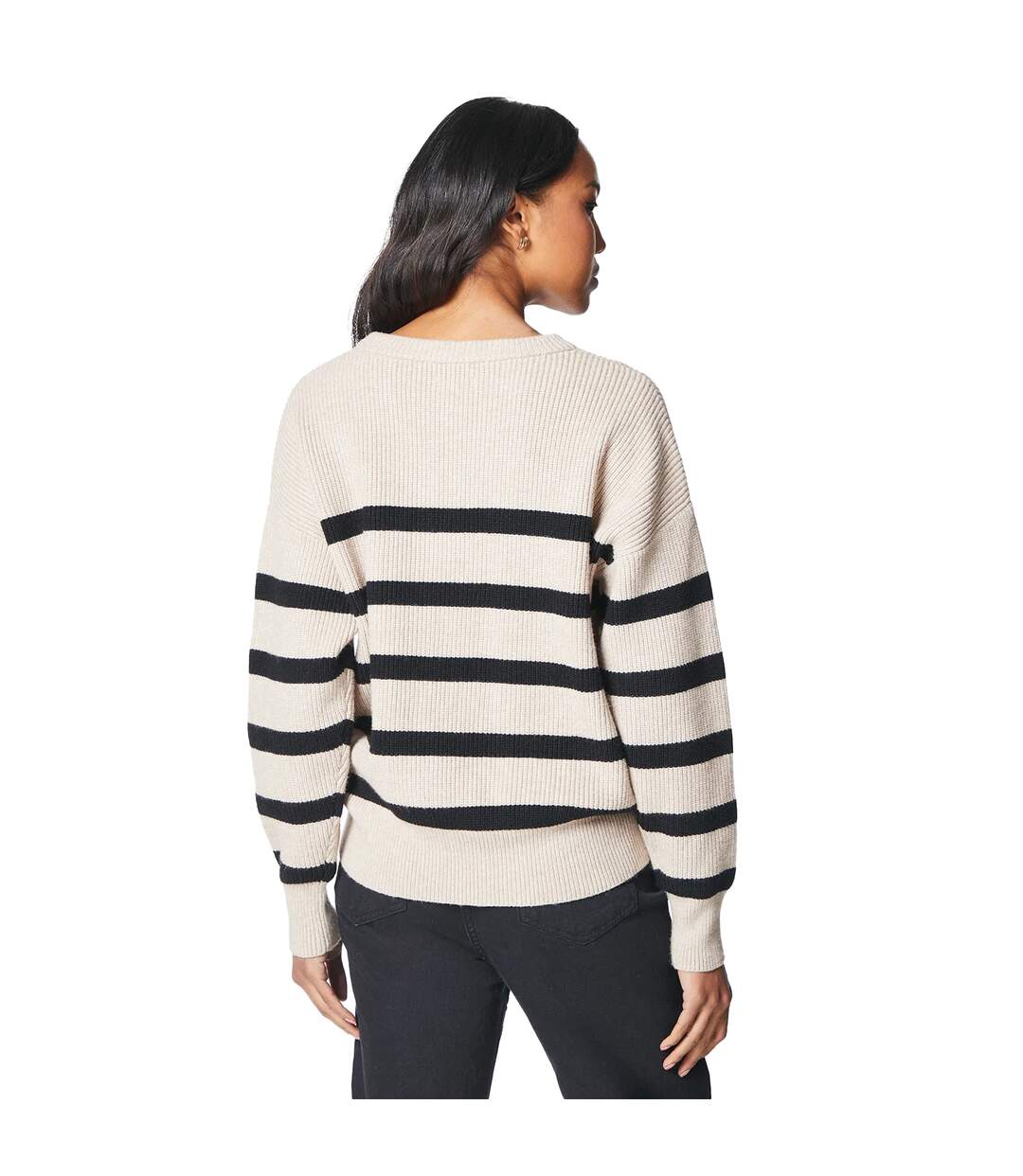 Pull femme beige gris Principles Principles