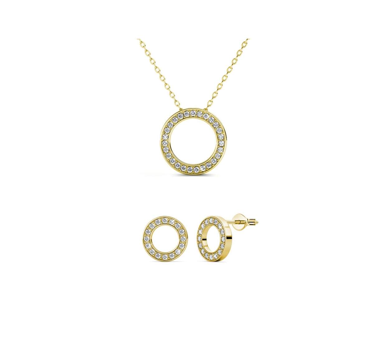 Parure et Coffret Ophir, Zircon Blanc-2