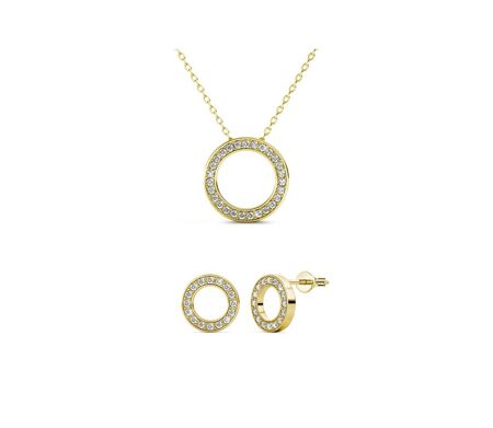 Parure et Coffret Ophir, Zircon Blanc