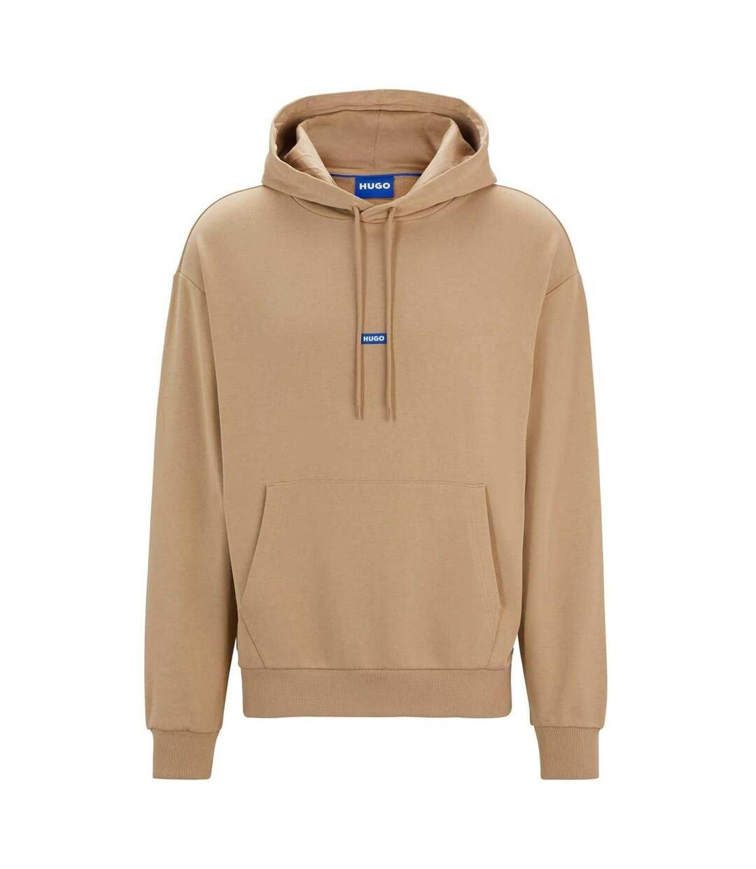 Mens Logo Hoodie Medium Beige Hugo-1