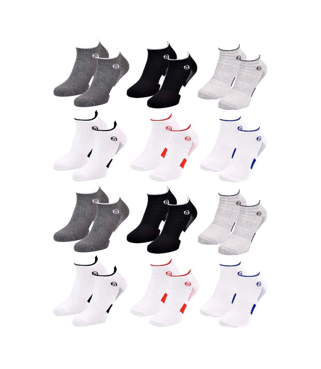 Chaussettes SERGIO TACCHINI SNEAKER - Pack de 12-2
