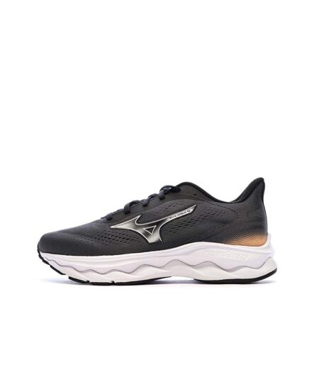 Chaussures de running anthracite femme mizuno wave serene 2