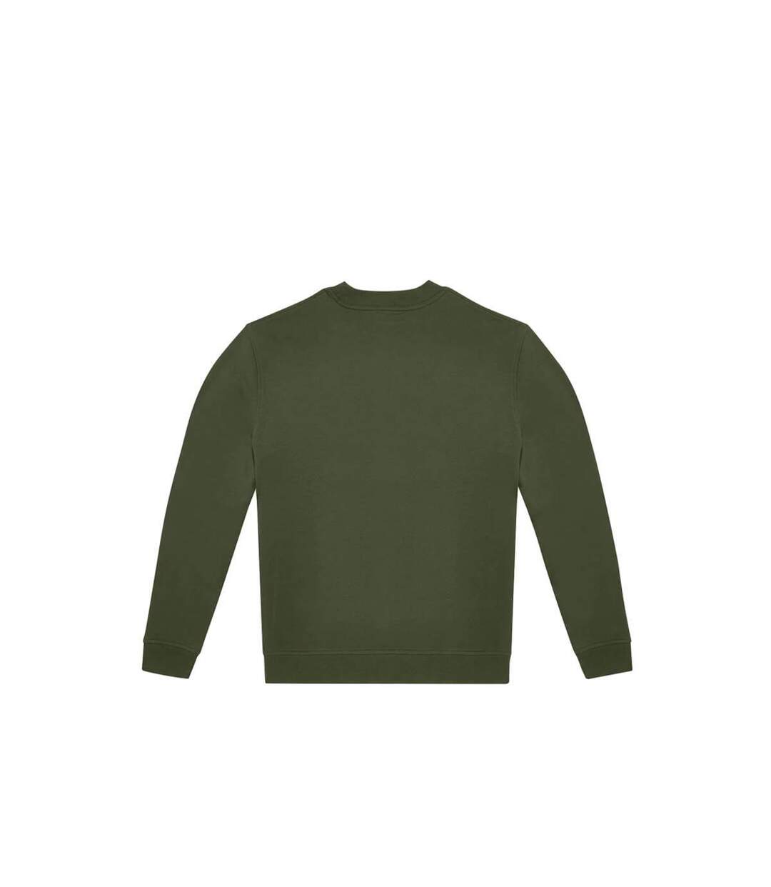 Unisex adult id.332 crew neck sweatshirt urban khaki B&C-2