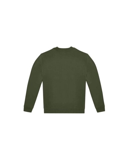 Unisex adult id.332 crew neck sweatshirt urban khaki B&C