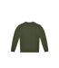 Unisex adult id.332 crew neck sweatshirt urban khaki B&C-2