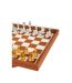 Boîte Jeux de Cartes & Échiquier Ezra 35cm Cognac-5