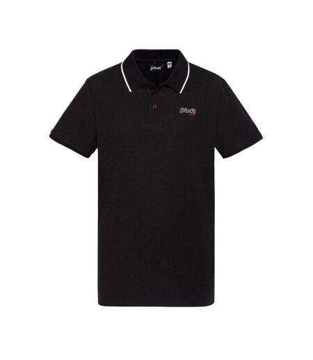 Polo Noir Homme Schott Pique Paul - L