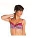 Soutien-gorge ampliforme coque moulée rose Paix