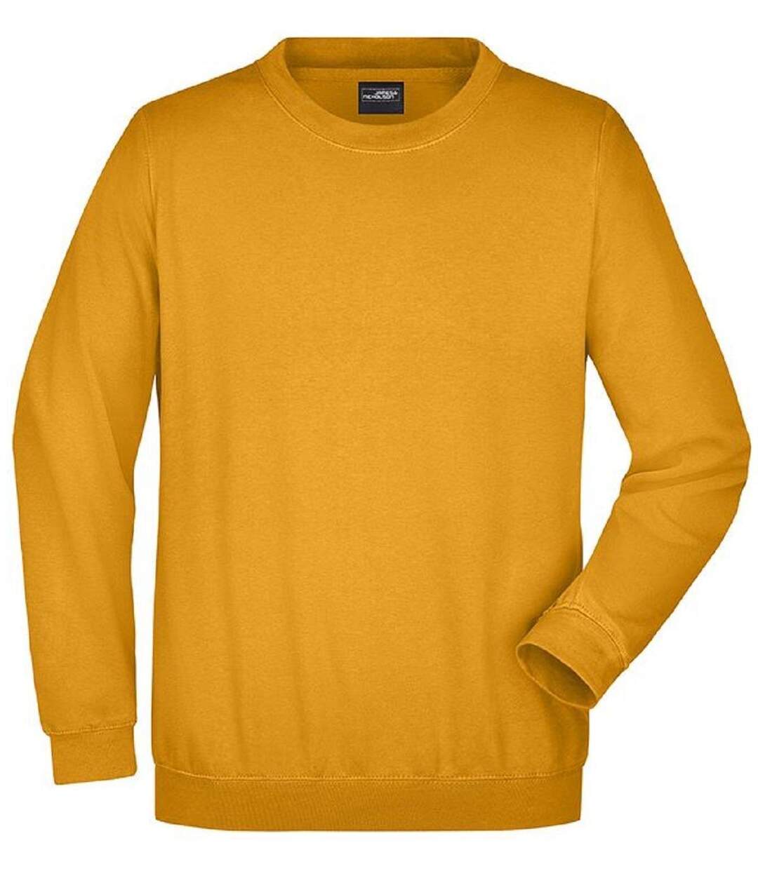 Sweat-shirt col rond - JN040 - jaune d'or - mixte homme femme