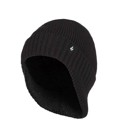 Mens Knitted Thermal Winter Warm Expedition Hat with Drop Neck