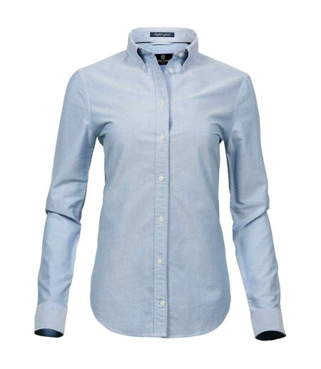 Tee Jays Womens/Ladies Perfect Oxford Shirt (Light Blue) - UTBC5434
