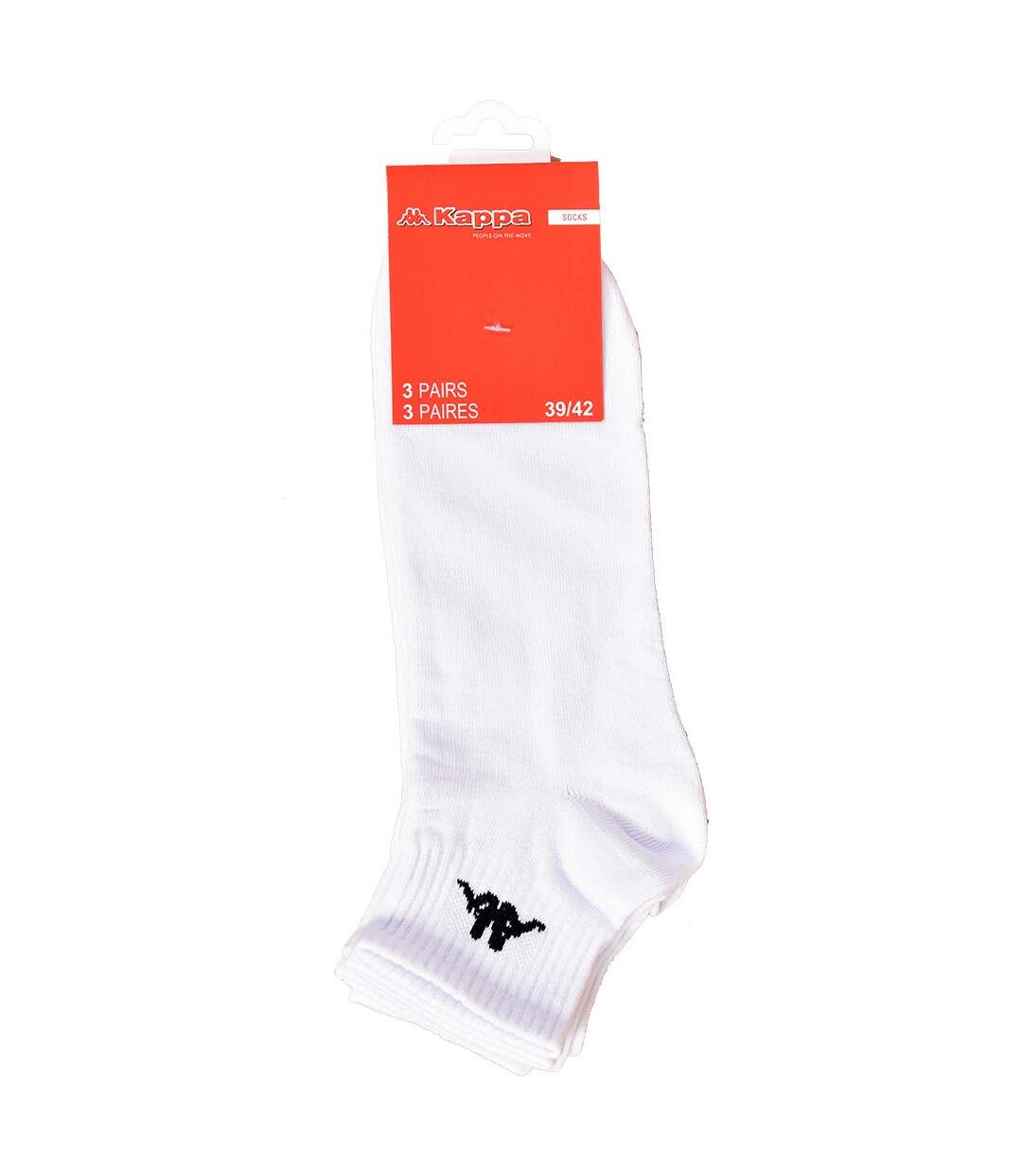 Chaussettes homme KAPPA Socquettes Pack de 3 paires Blanches