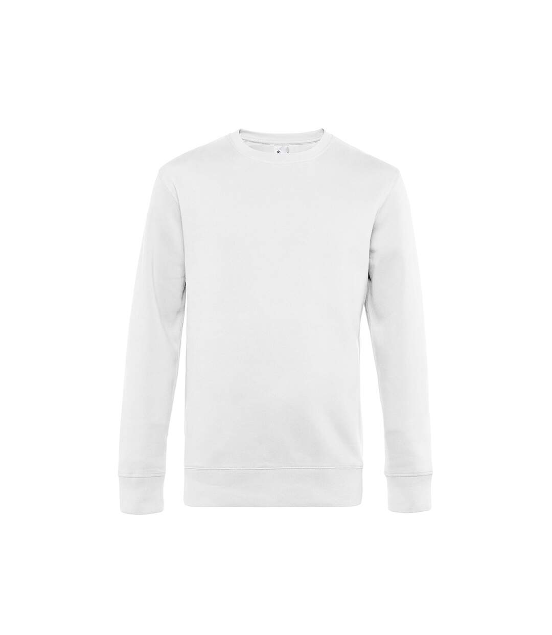 B&C Mens King Crew Neck Sweater (White)