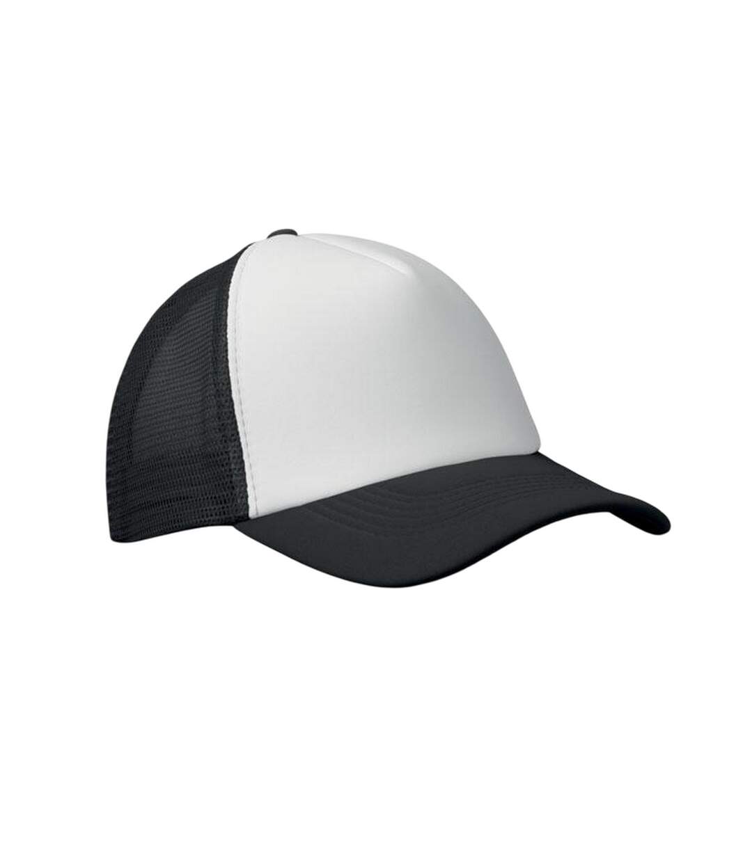 Casquette Trucker Bubble Blanc Noir MidOcean-3