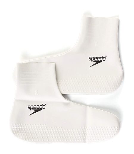 Chaussettes de piscine unisexe blanc Speedo