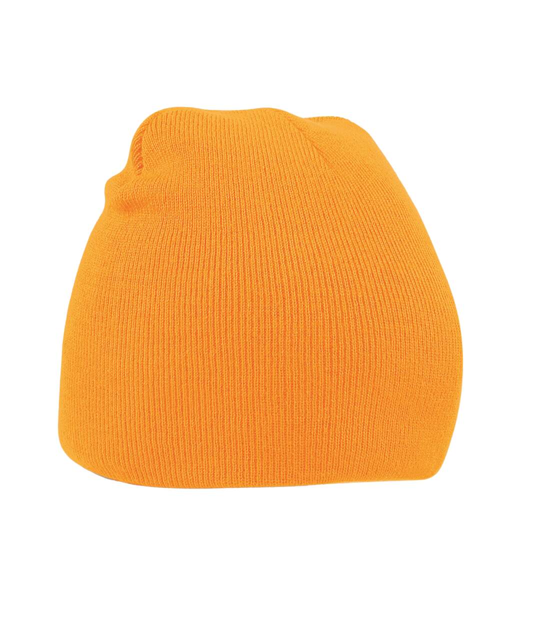 Bonnet original adulte orange fluo Beechfield-1