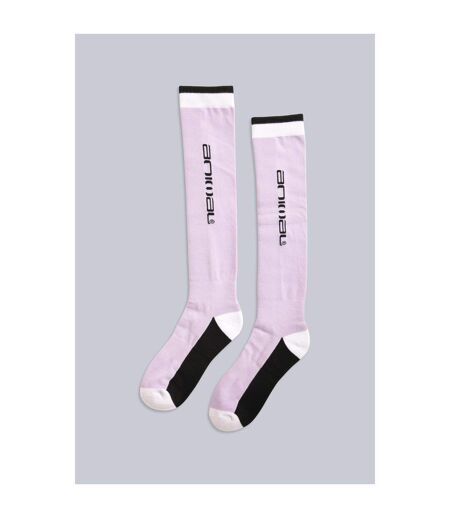 Womens/ladies drift recycled ski socks navy Animal