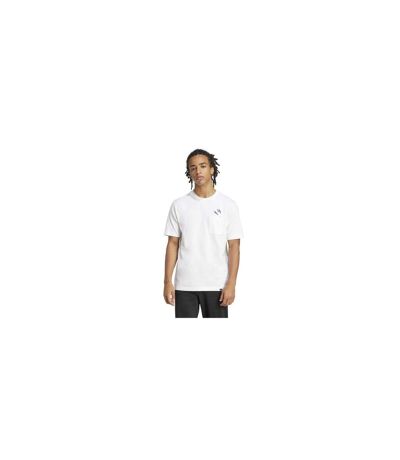 T-shirt Pocket Slide Homme Blanc Adidas