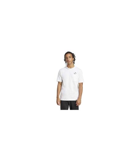 T-shirt Pocket Slide Homme Blanc Adidas