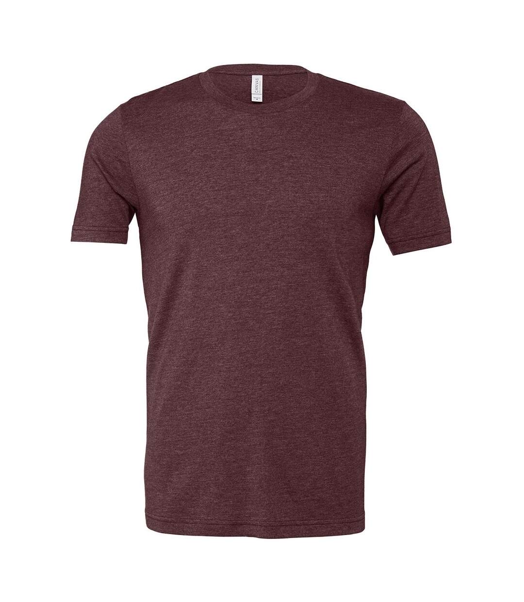 T-shirt cvc adulte marron chiné Bella + Canvas-1