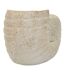 Vase Design Effet Sable Shell 33cm Beige-3
