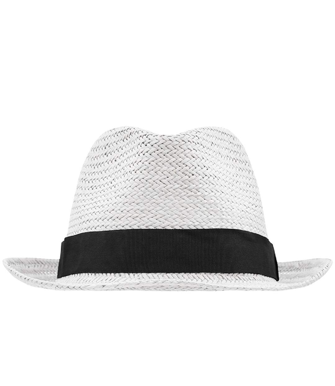 Chapeau - MB6597 - blanc et noir-1