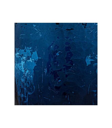 Soliflore en Verre Design Irrégulier 19cm Bleu