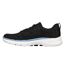Womens/ladies Go Walk 6 Mesh Trainers Black Blue Skechers-2