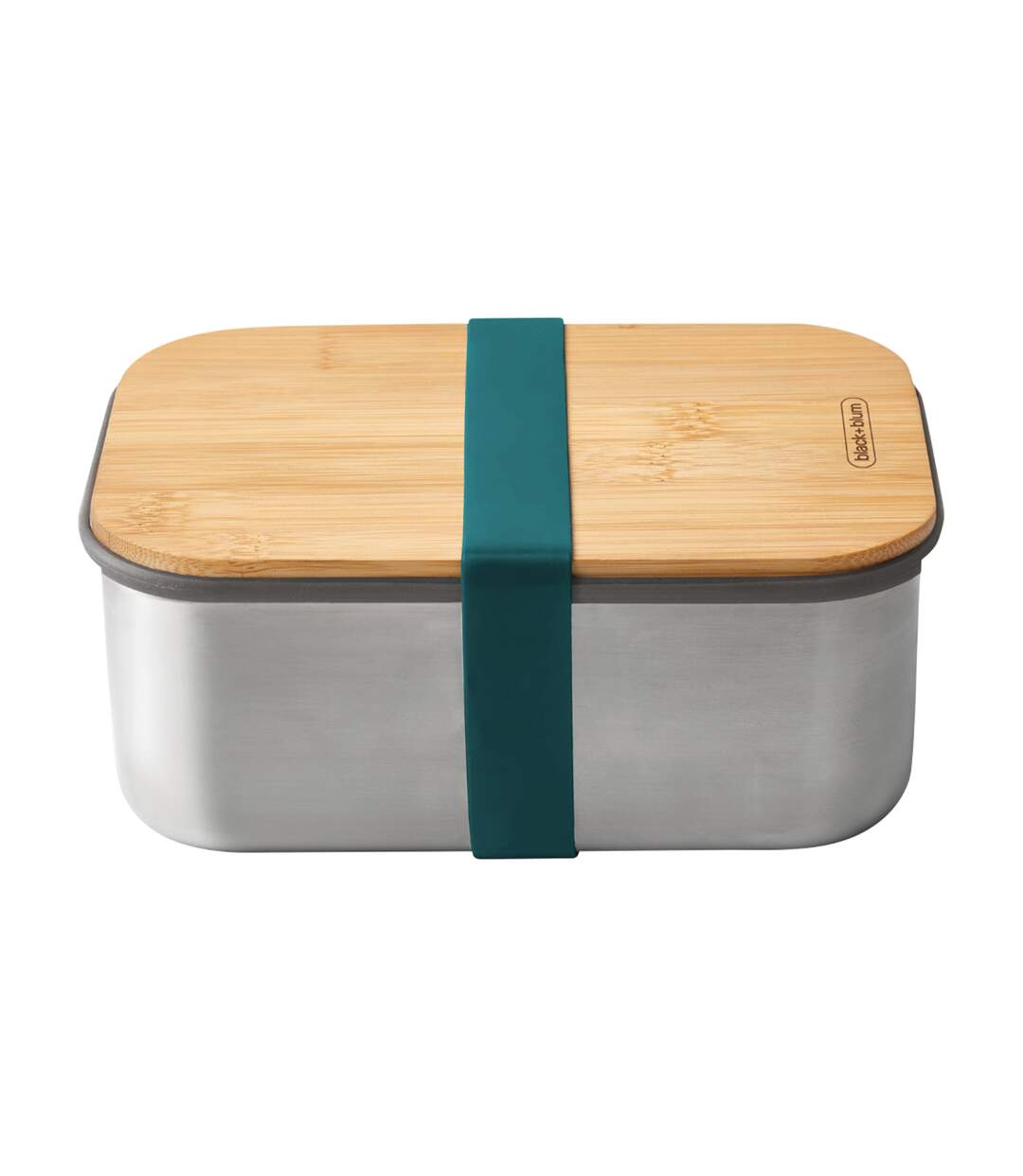 Stainless steel large 1.25l lunch box one size turquoise Black + Blum-3