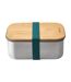 Stainless steel large 1.25l lunch box one size turquoise Black + Blum-3