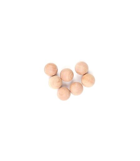 Lot de 24 Billes Bois de Cèdre 2cm Naturel