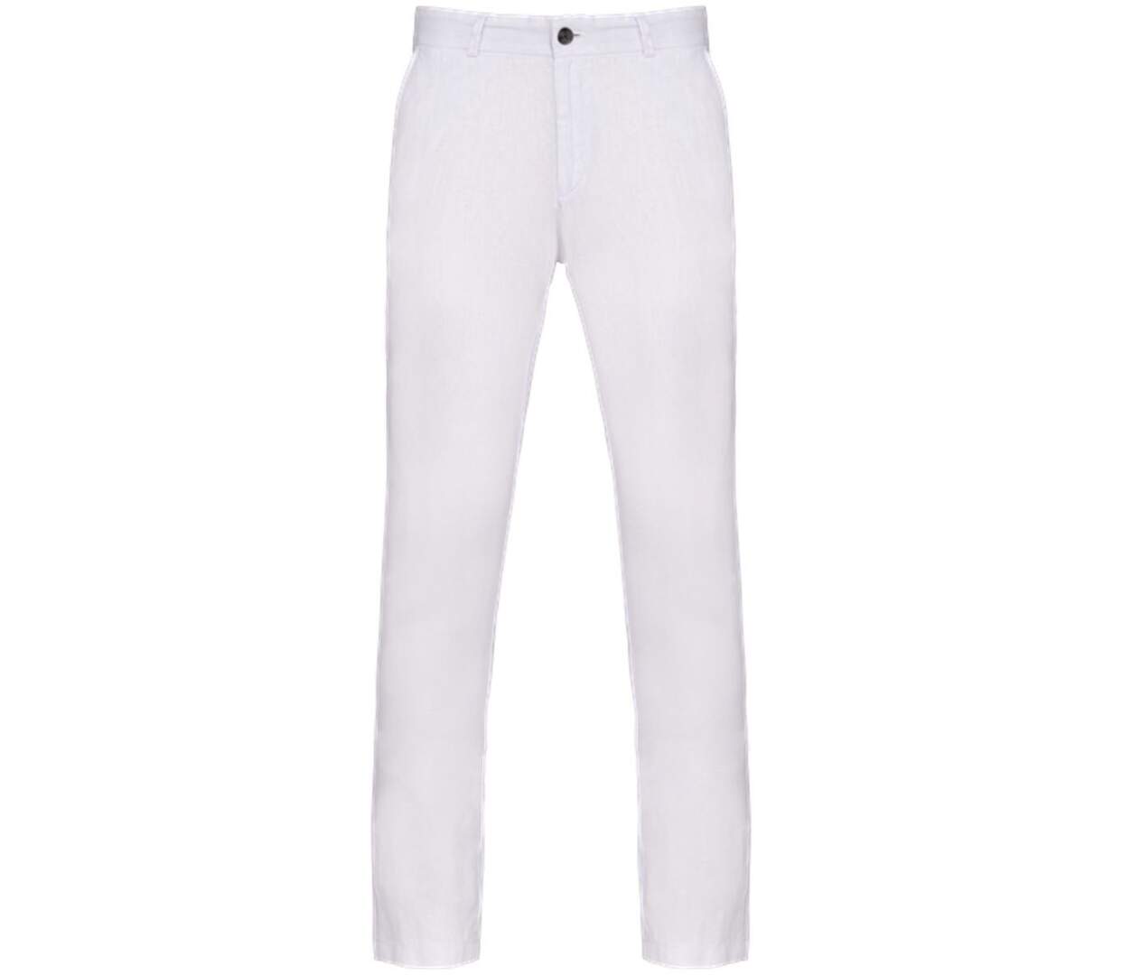 Pantalon en lin - Homme - PATS710 - blanc-1