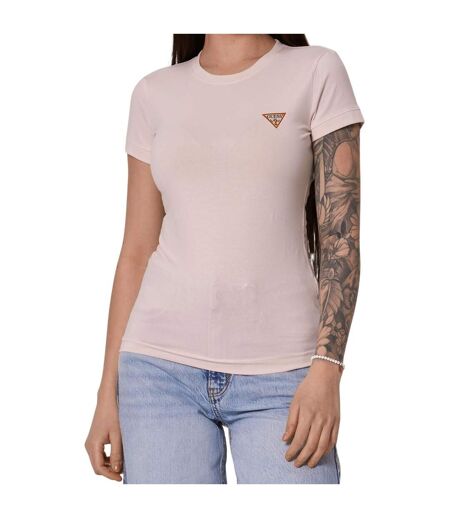 T-shirt Femme Rose Clair Guess