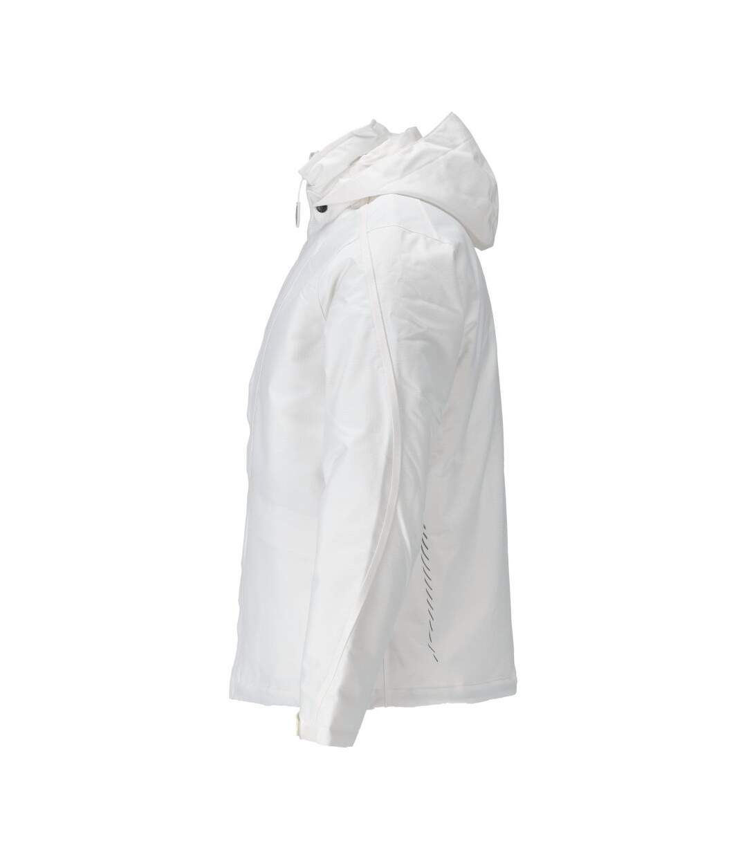 Mens Customised Polyester Winter Jacket White Mascot-3