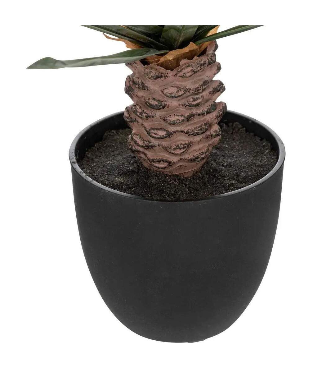 Palmier Artificiel en Pot Rivi 52cm Noir & Vert-2