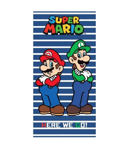 Super Mario - Serviette (Bleu / Rouge / Vert) - UTTA10259