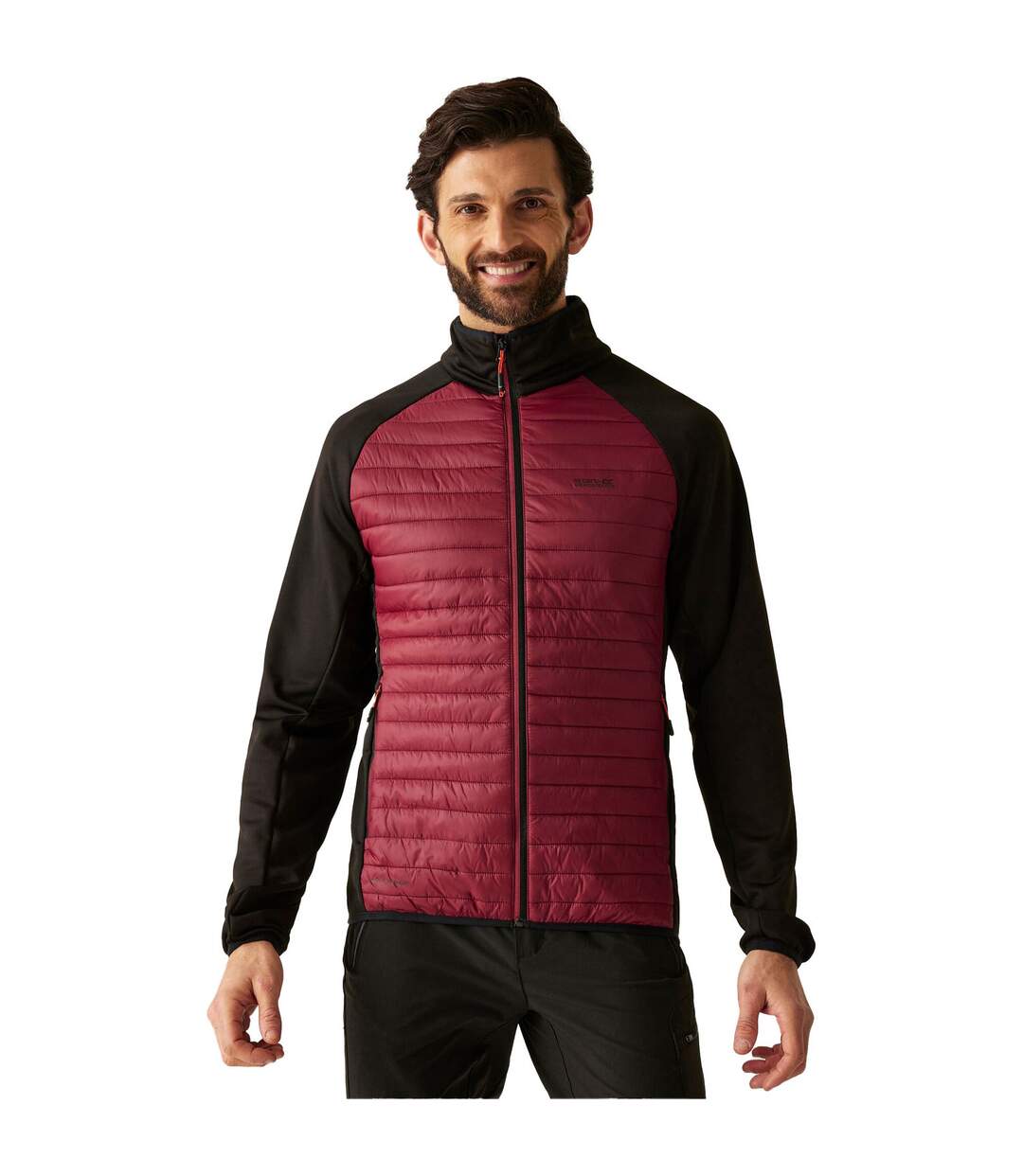 Veste Hybride Clumber Homme Pourpre Foncé Noir Regatta-1
