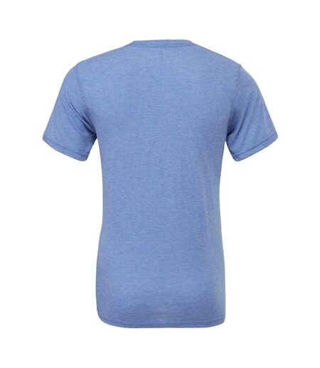 T-shirt manches courtes unisexe bleu Bella + Canvas