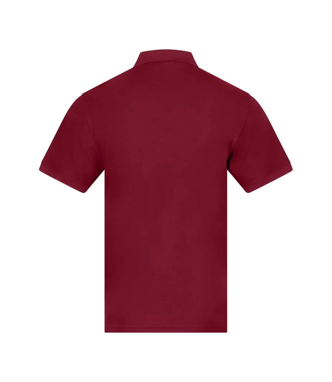 Mens Pro Piqué Moisture Wicking Polo Shirt Burgundy PRO RTX-2